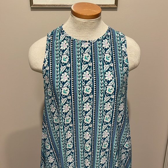 Show Me Your MuMu - Garrett Tank Dress - Blue/Green - Size Small - Gently Used!! - Picture 3 of 8